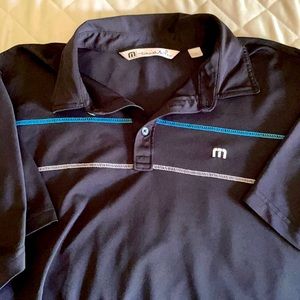 Travis Mathew golf shirt- black